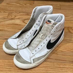Nike Blazers - White and Black Men's Sneakers